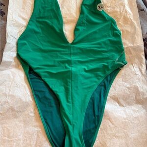 Forever 21 Green One-Piece Swimsuit
